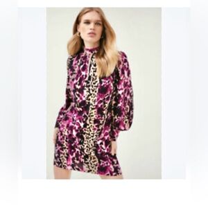 Karen Millen Animal Print  Mini Dress